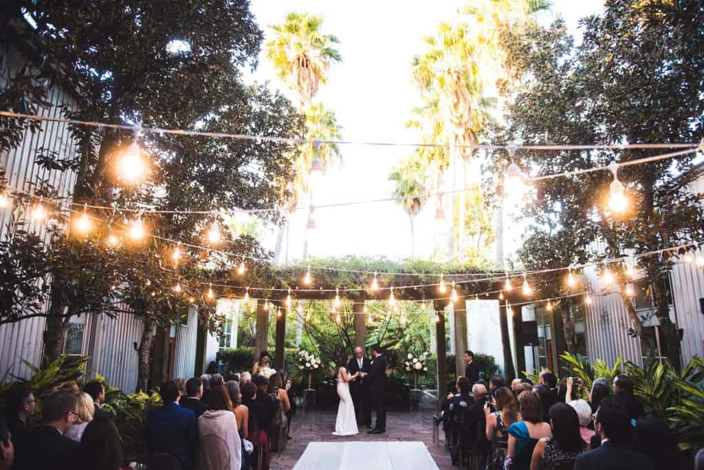 outdoor wedding ceremony