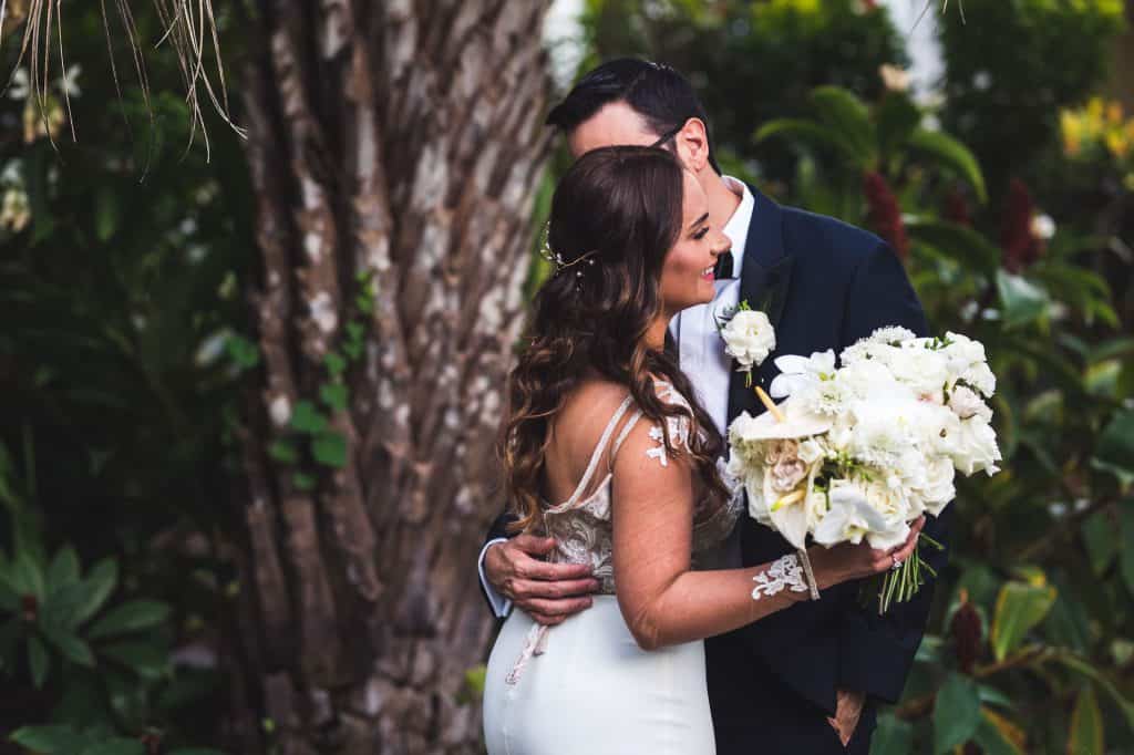 bride and groom portrait