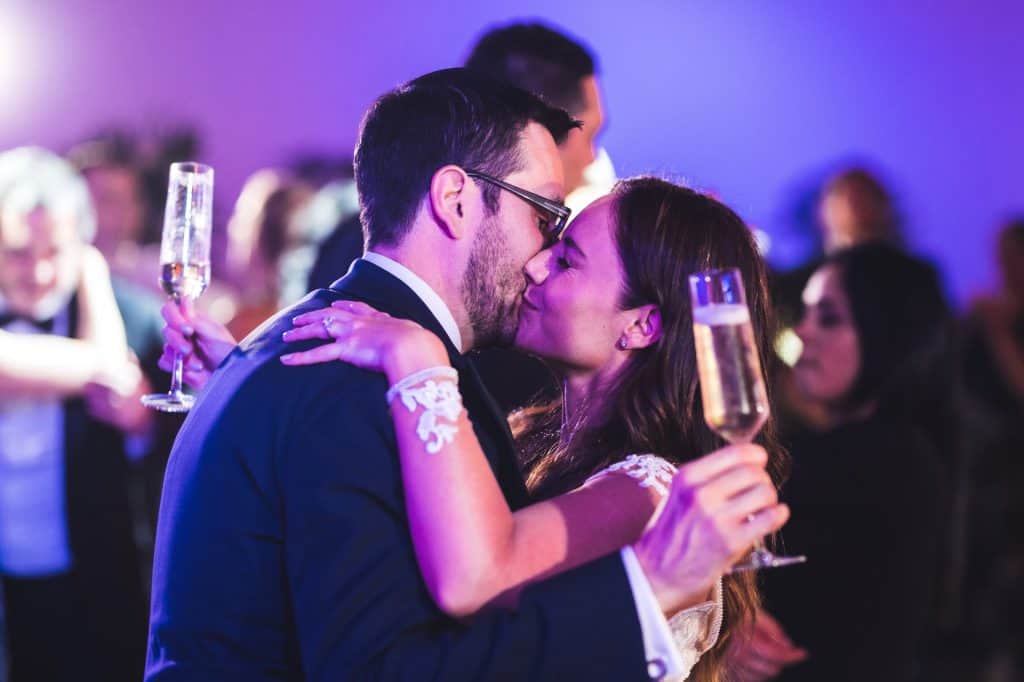 bride and groom portrait