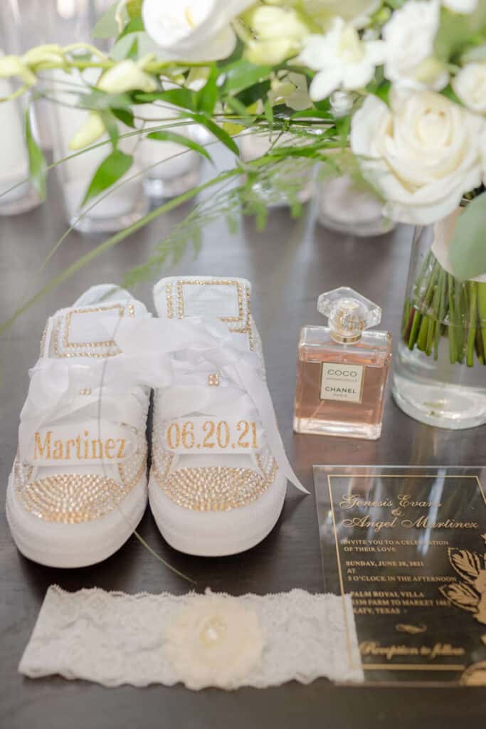 custom bridal sneakers