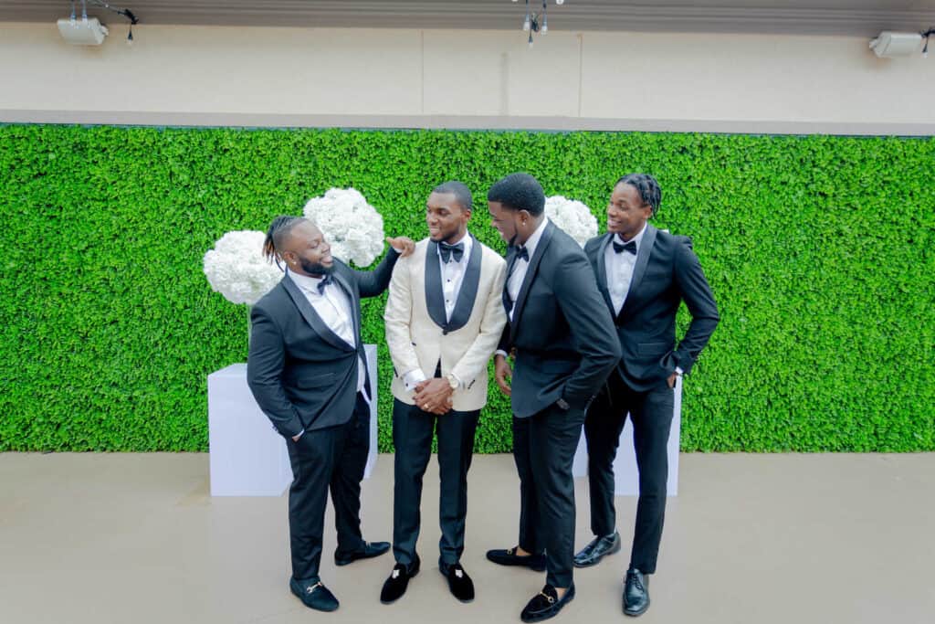 groom and groomsmen houston