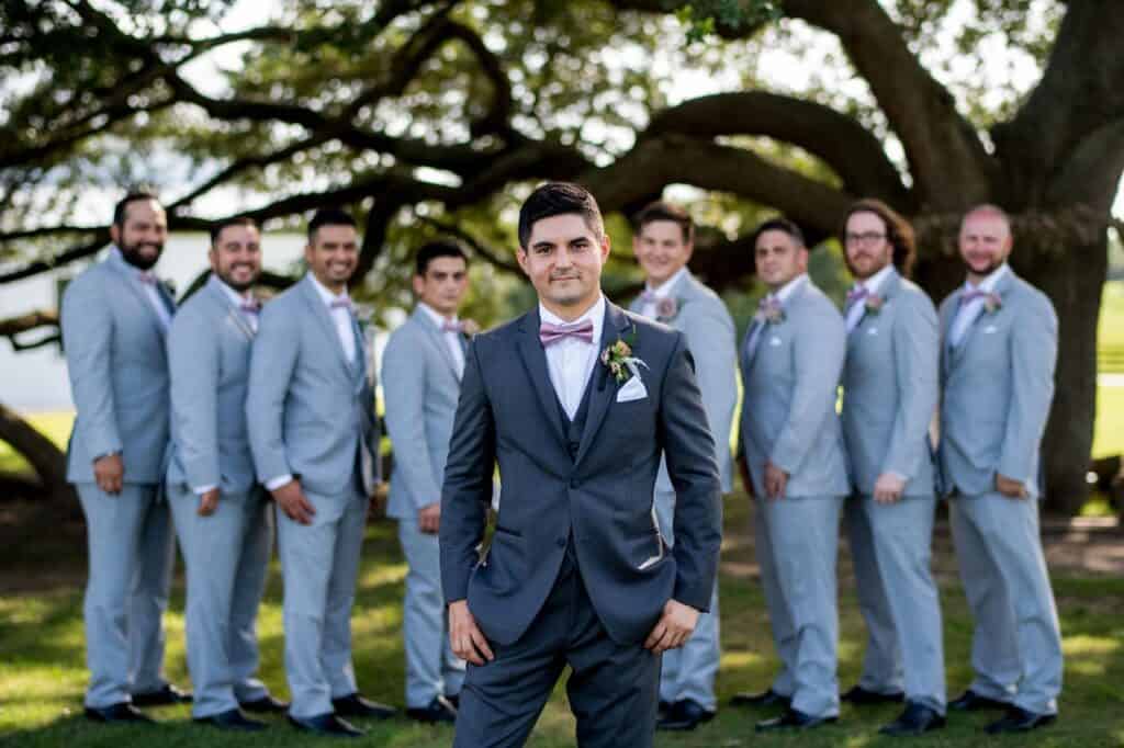 groom and groomsmen