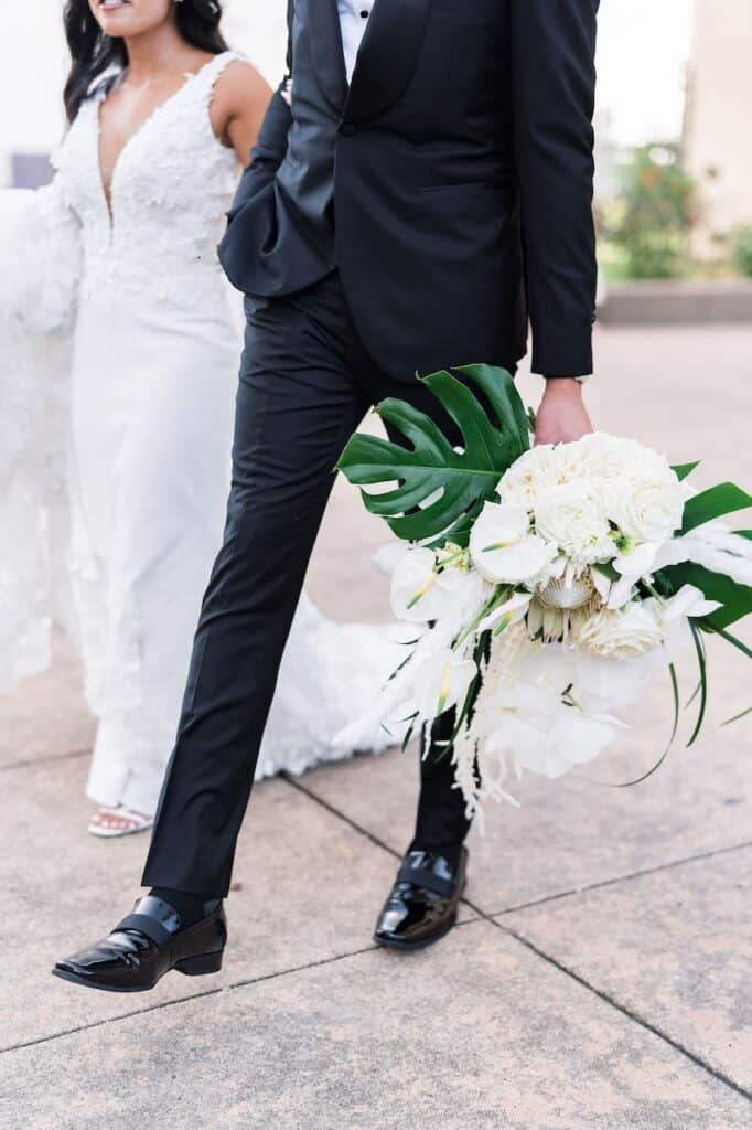 tropical bridal bouquet