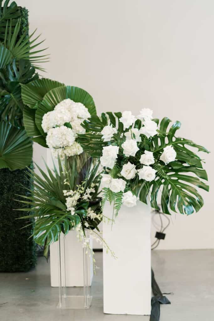 tropical flowers wedding