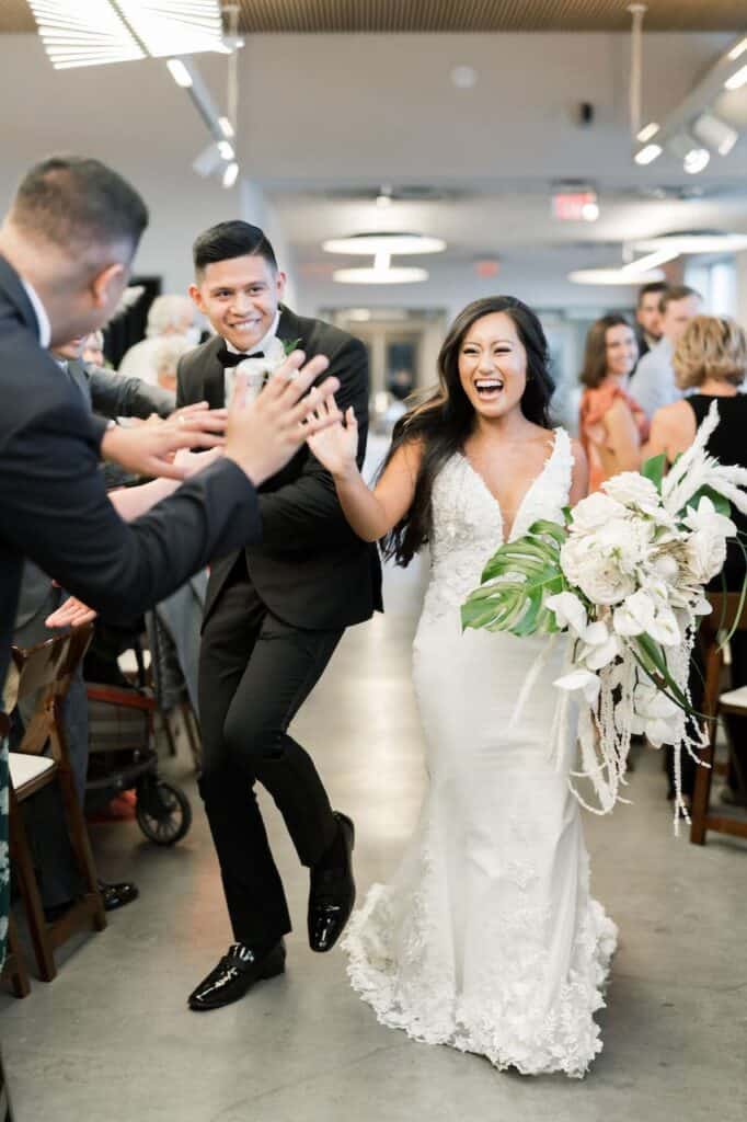 wedding couple bride and groom