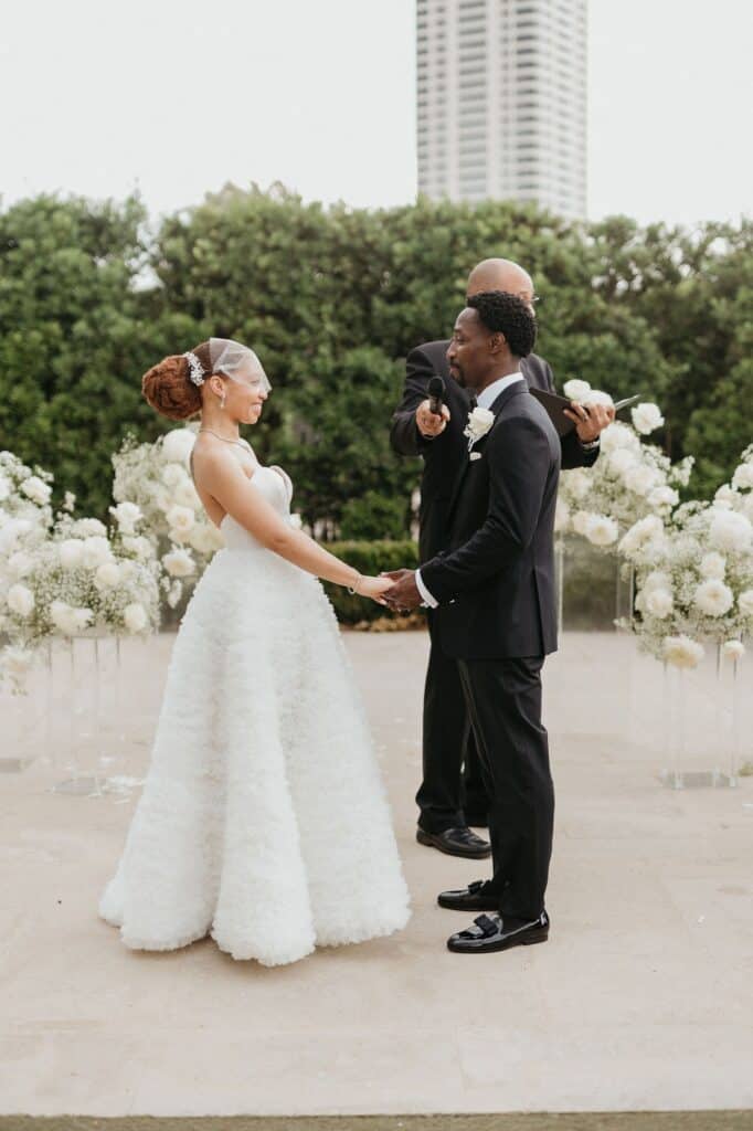 Kofi & Alanna Ghanaian and western wedding in Houston planned by Épris Events – photo by Martin Weddings