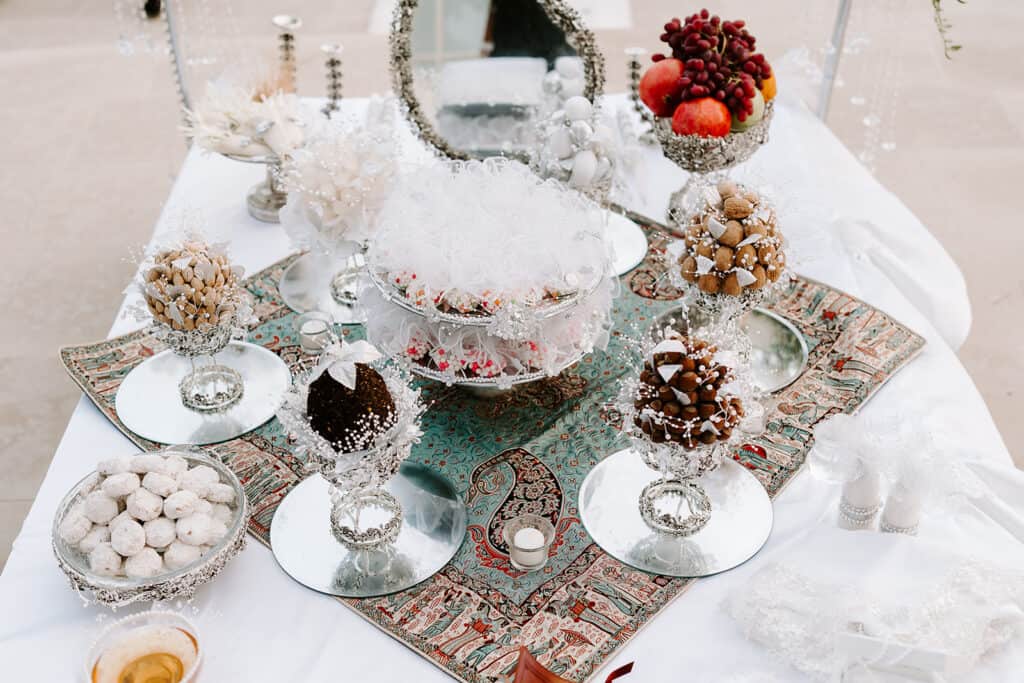 Mitra & Aliakbar black, white and red wedding at the Grand Galvez in Galveston, planned by Épris Events – photo by Erika Geier Photography