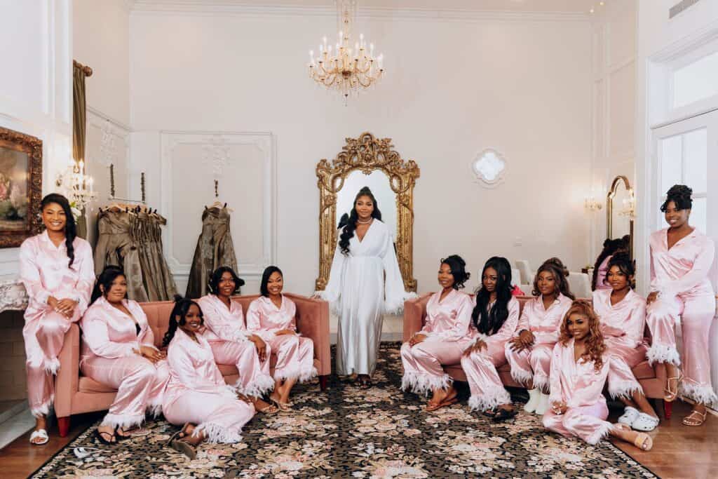 Mmesoma & Sean luxury Nigerian wedding at Chateau Nouvelle in Houston, planned by Épris Events – photo by Color Du Jour Photography