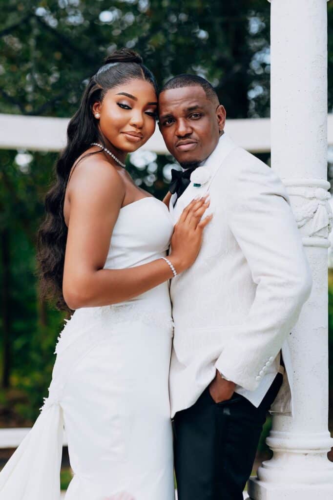 Mmesoma & Sean luxury Nigerian wedding at Chateau Nouvelle in Houston, planned by Épris Events – photo by Color Du Jour Photography
