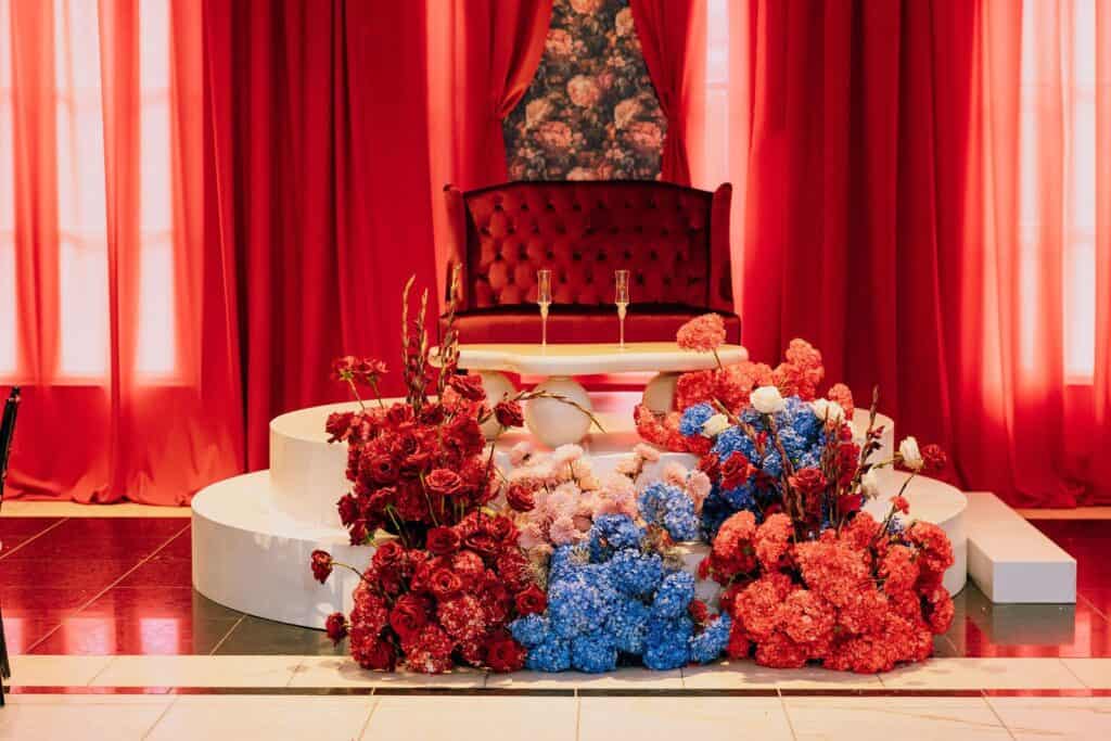 Mmesoma & Sean luxury Nigerian wedding at Chateau Nouvelle in Houston, planned by Épris Events – photo by Color Du Jour Photography