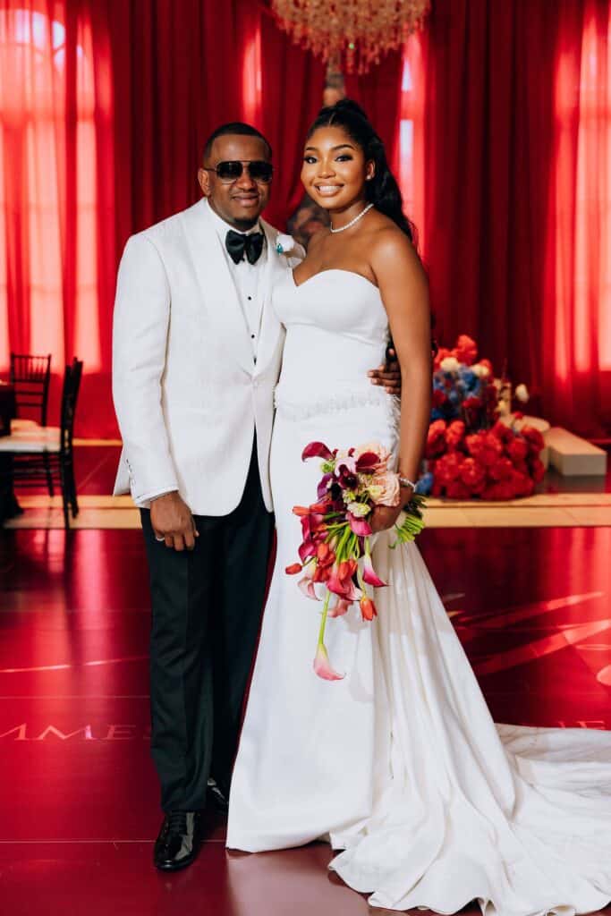 Mmesoma & Sean luxury Nigerian wedding at Chateau Nouvelle in Houston, planned by Épris Events – photo by Color Du Jour Photography