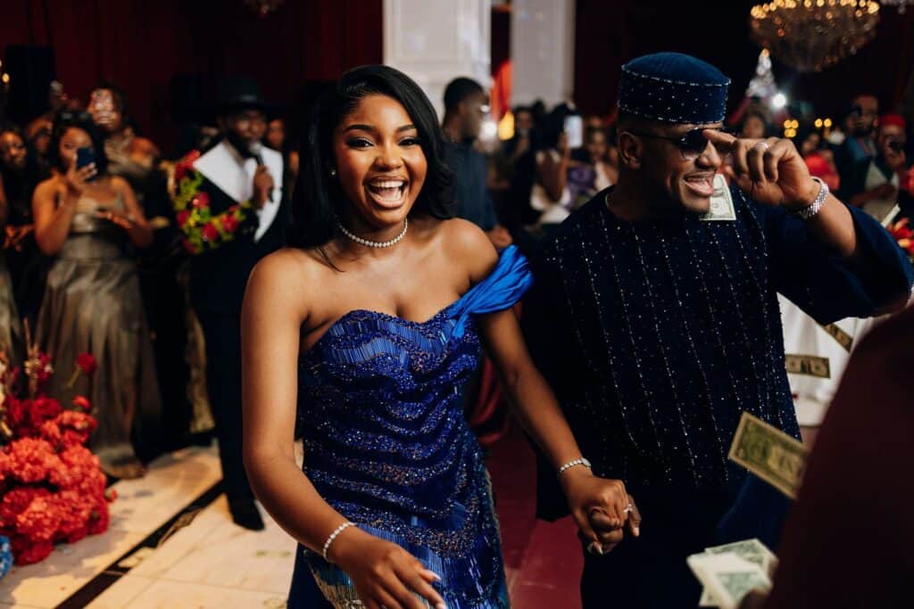 Mmesoma & Sean luxury Nigerian wedding at Chateau Nouvelle in Houston, planned by Épris Events – photo by Color Du Jour Photography